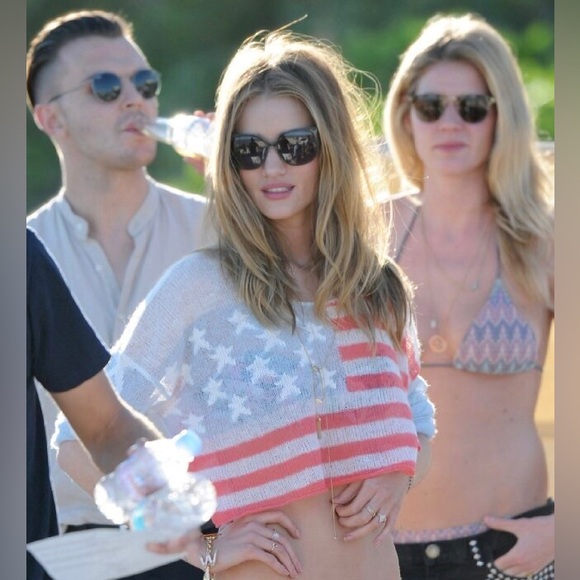 Wildfox Stars & Stripes Cropped Knit - Picture 4 of 9